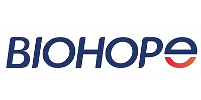 Logo of Biohope with stylized text